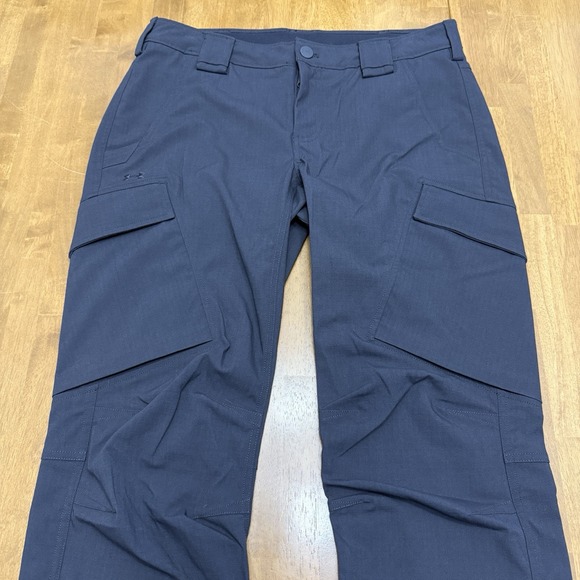 NWT Under Armour Enduro Elite cargo pant women 12 blue tactical utility UA Storm - Picture 2 of 14